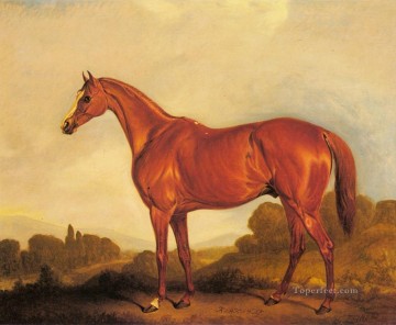 馬 Painting - 競走馬ハーカウェイ馬ジョン・ファーニーリー・シニアの肖像